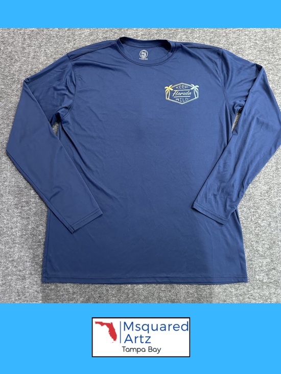 Sunshine State Other - Sunshine State Keep Florida Wild Performance Fishing Shirt XL Blue Long Sleeve